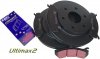 Przednie klocki Ultimax2 + tarcze hamulcowe EBC seria PREMIUM Chevrolet Tahoe 2000-2006